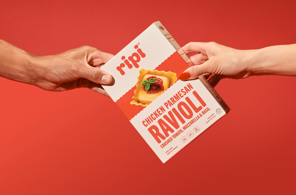 Truffl Gives Frozen Ravioli Brand Ripi a Scrumptious Look